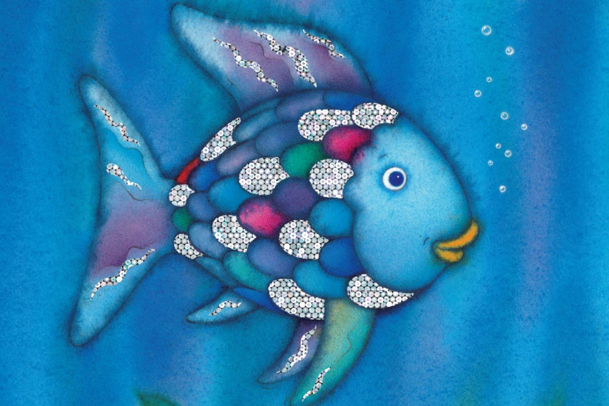 rainbow fish, kids books, teacher of tiktok, children's books, teamvoung