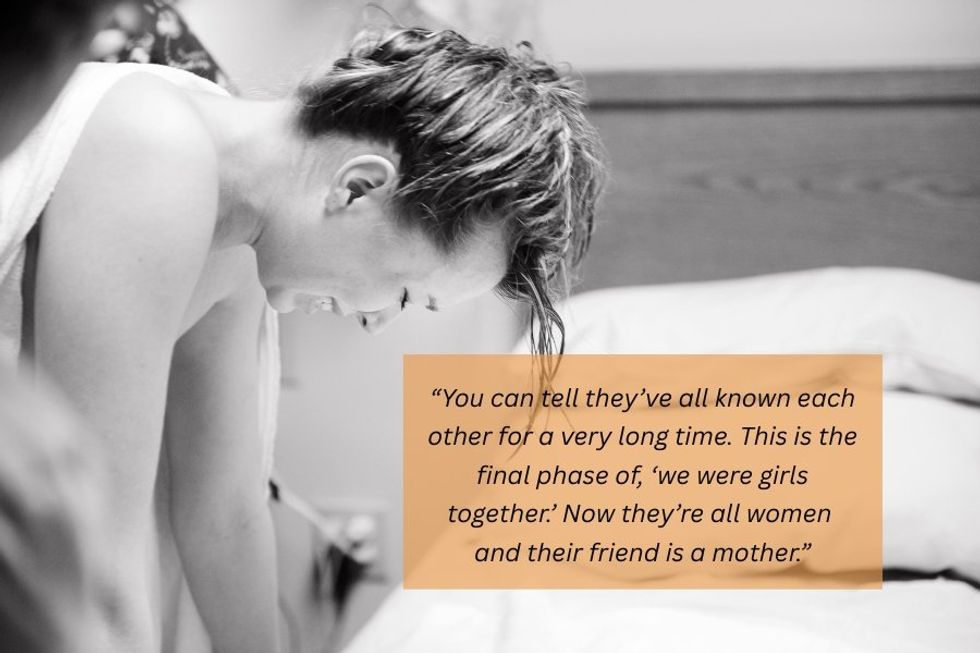 Video of 3 women silently watching a friend give birth has people celebrating true friendship