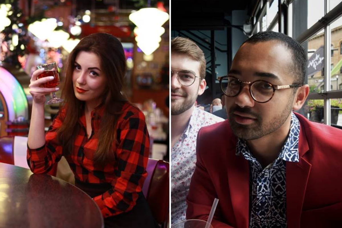 gay man, straight woman, bar, flirtations, alcohol, party