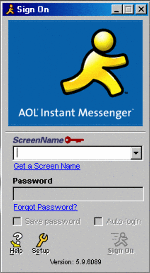 aol, aol im, instant messenger, im, home internet
