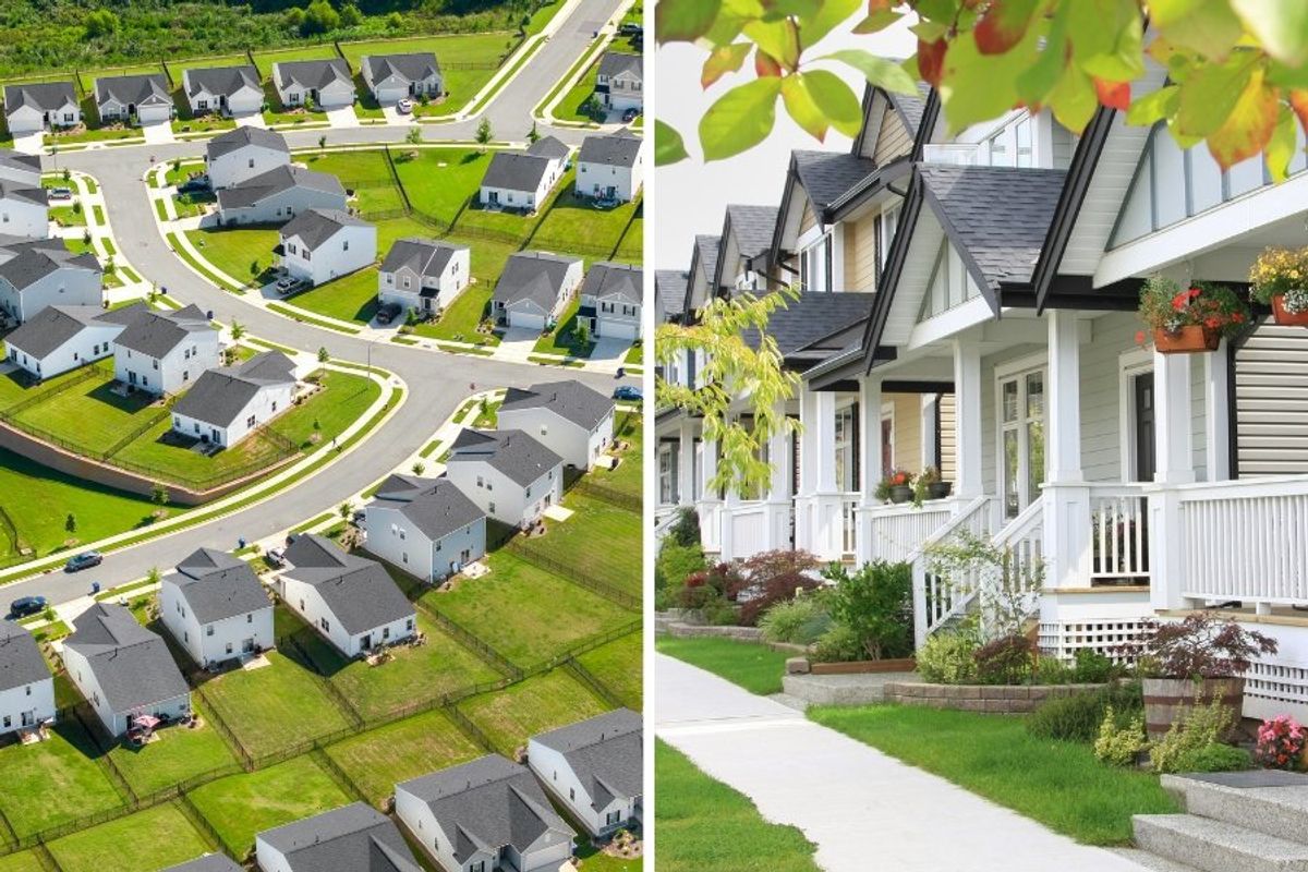 suburbs, housing, neighborhoods, community, communities