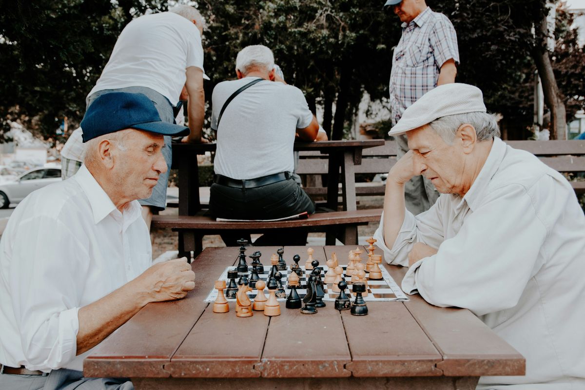 elderly, aging, friendship, time,