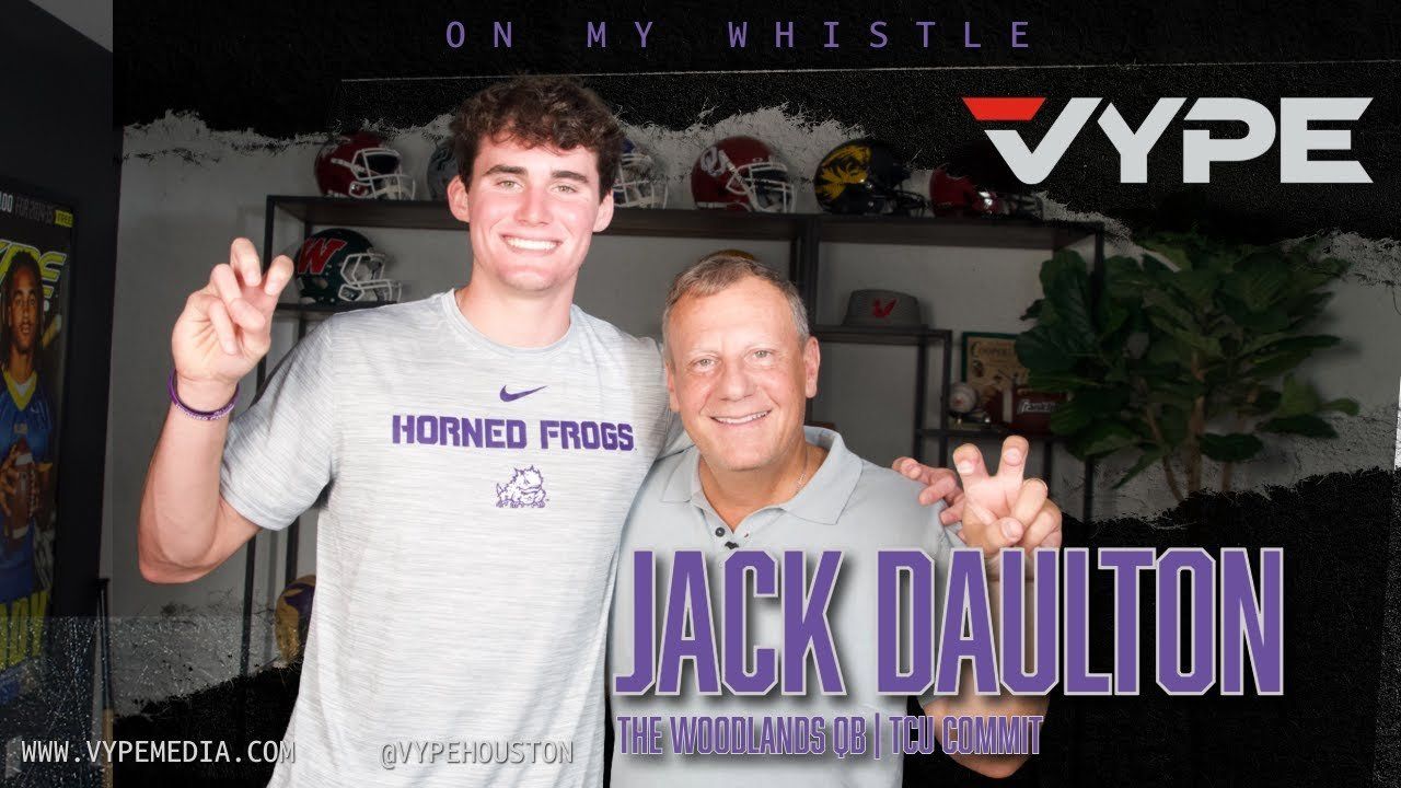 On My Whistle Podcast | Is TCU-commit Daulton the best QB ever at The Woodlands High?