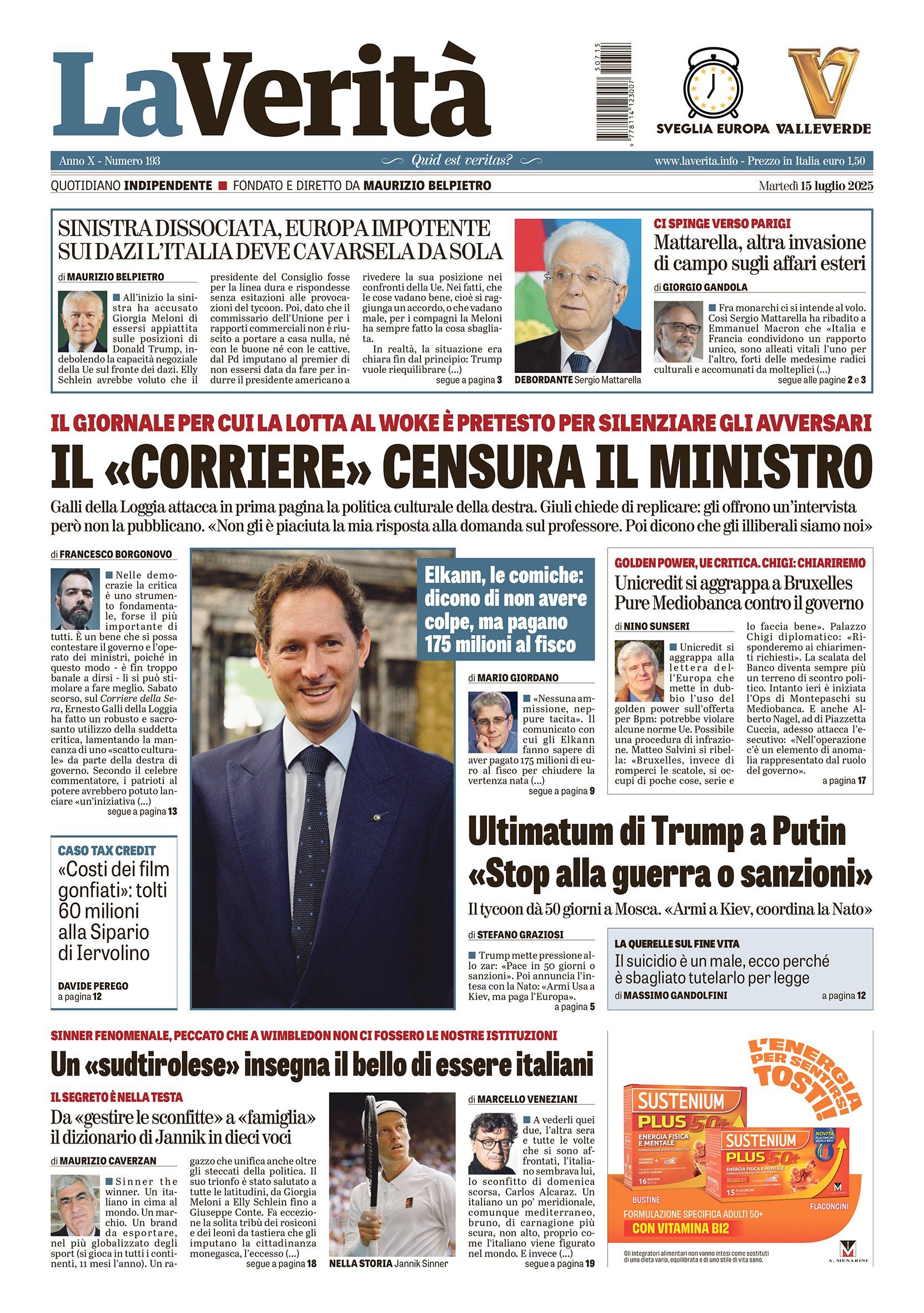 Oggi in edicola