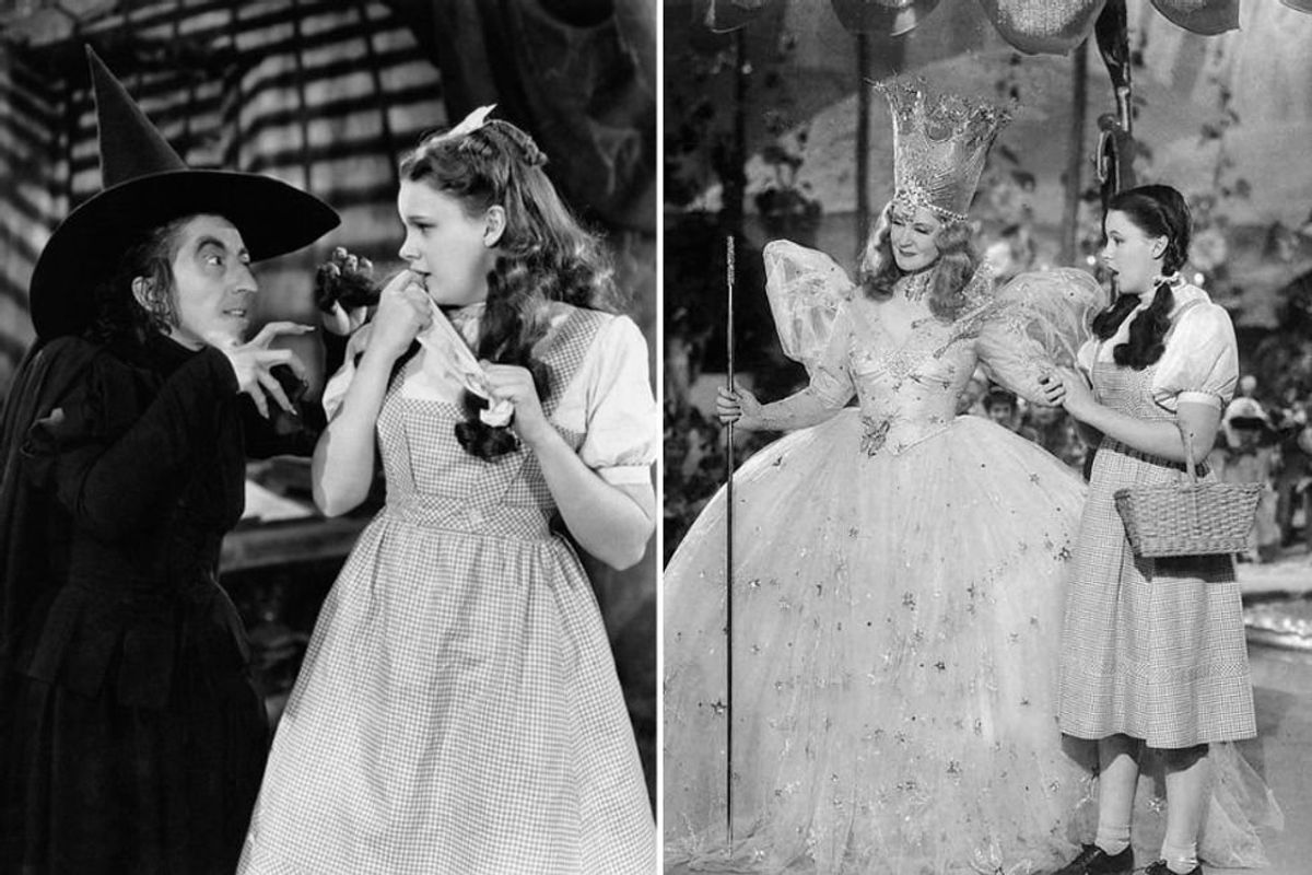 the wizard of oz, wicked witch, good witch, elphaba, glinda, dorothy