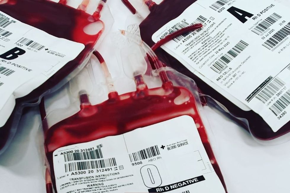 blood type; blood donation; new blood type; Island of Guadeloupe; woman new blood type