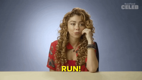 run, red flag behavior