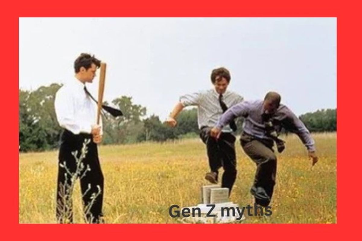gen x, gen z, office space, gen z stare, gen xers