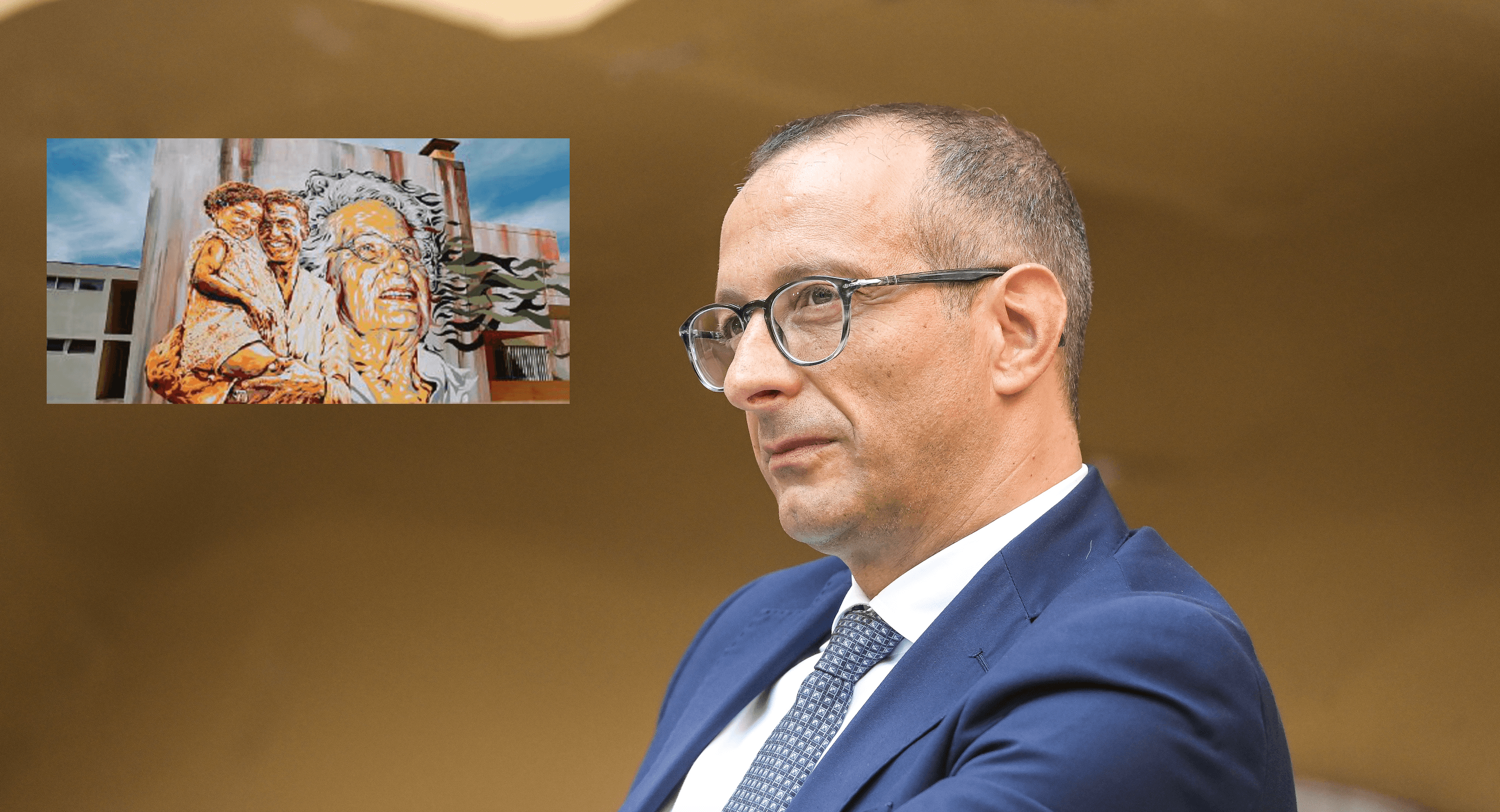 L’artista del murale: «Dovevo lavorare di nuovo per Ricci, ma non ero del posto»