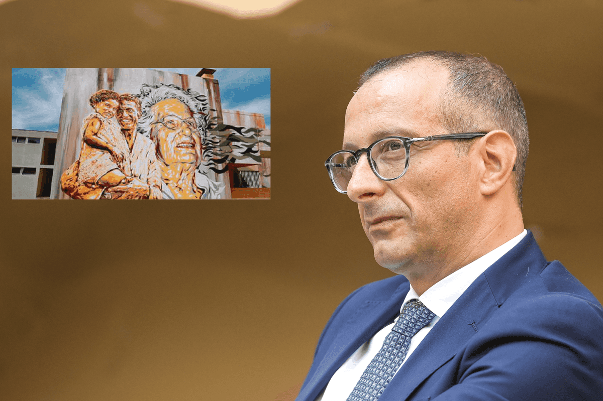 L’artista del murale: «Dovevo lavorare di nuovo per Ricci, ma non ero del posto»