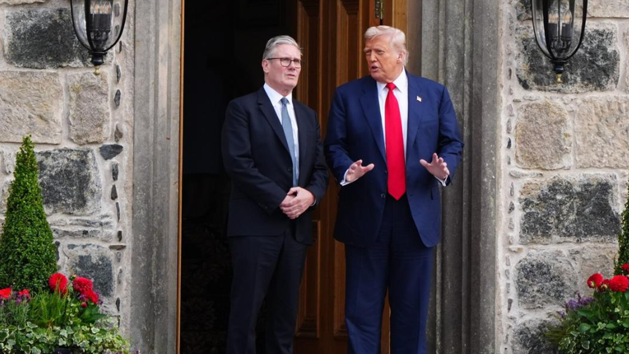 Epstein Dilemma Follows Trump On His Scotland Golf Jaunt