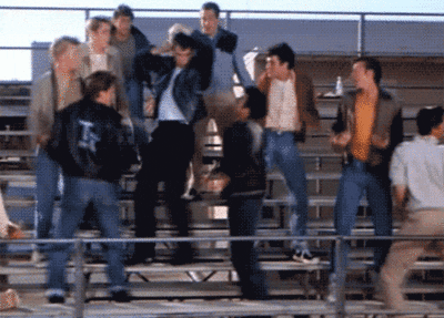 grease, musicals, broadway, grease lightning, the bee gees, barry gibb, frankie valli, john travolta, 1970s, 1978