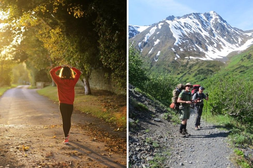 walking outside, nature walk, hiking, backpacking, outdoors, outdoorsy