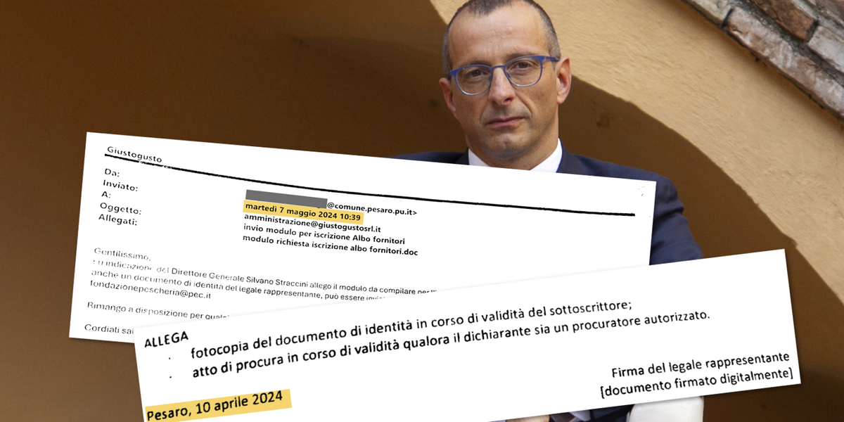 Soldi pubblici per le cene di Ricci: ecco le carte Soldi pubblici per le cene di Ricci: ecco le carte