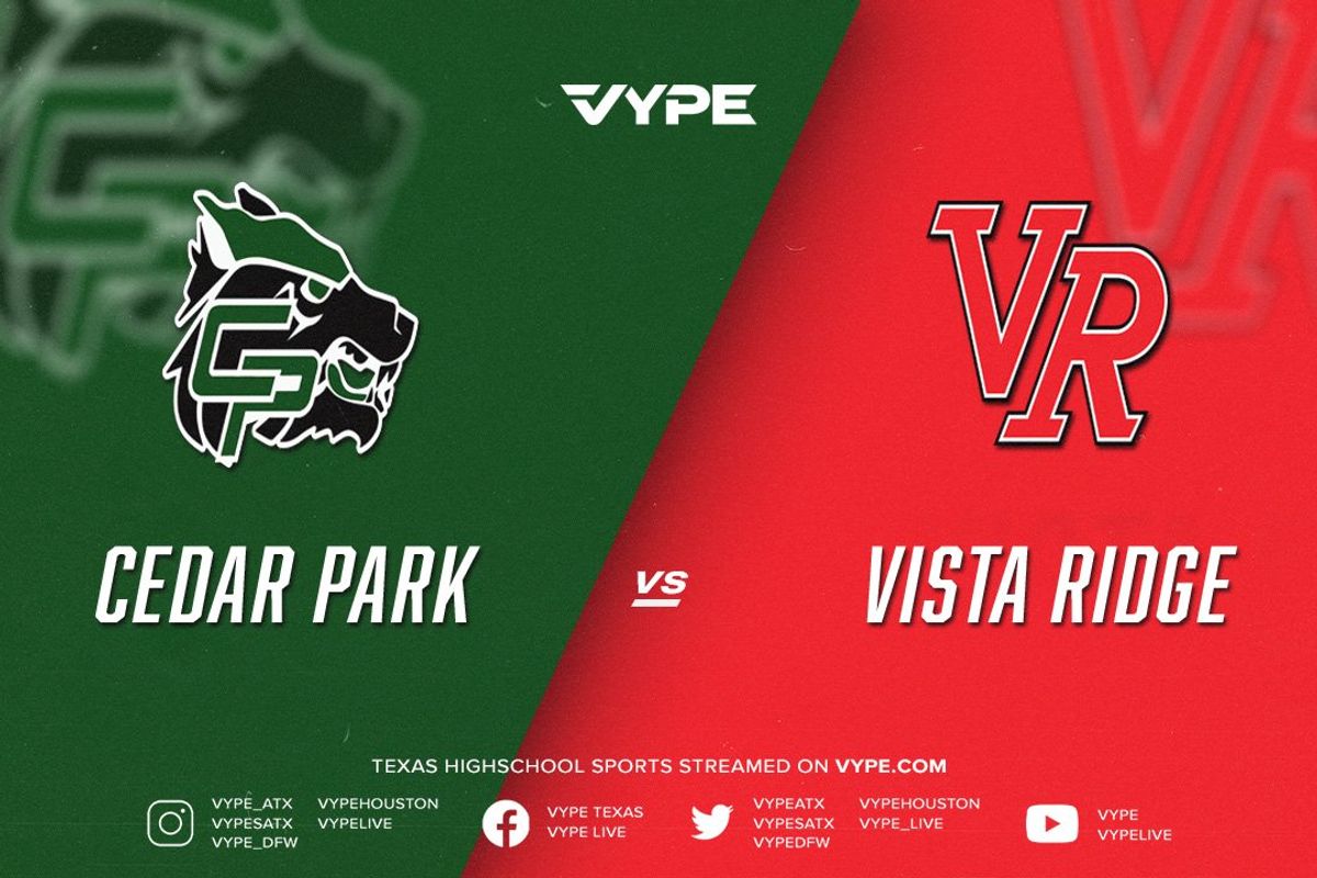 6:30PM - Volleyball: Cedar Park vs. Vista Ridge