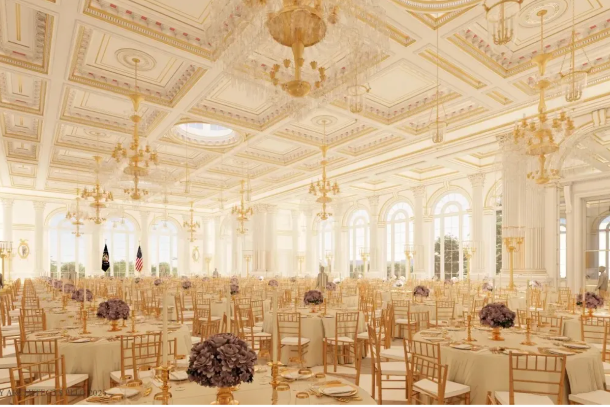 Trump's White House Makeover Is Gaudy, Tasteless -- And Suits Him Well
