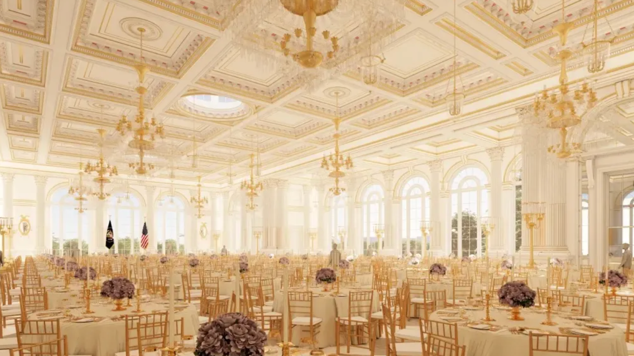 Trump's White House Makeover Is Gaudy, Tasteless -- And Suits Him Well