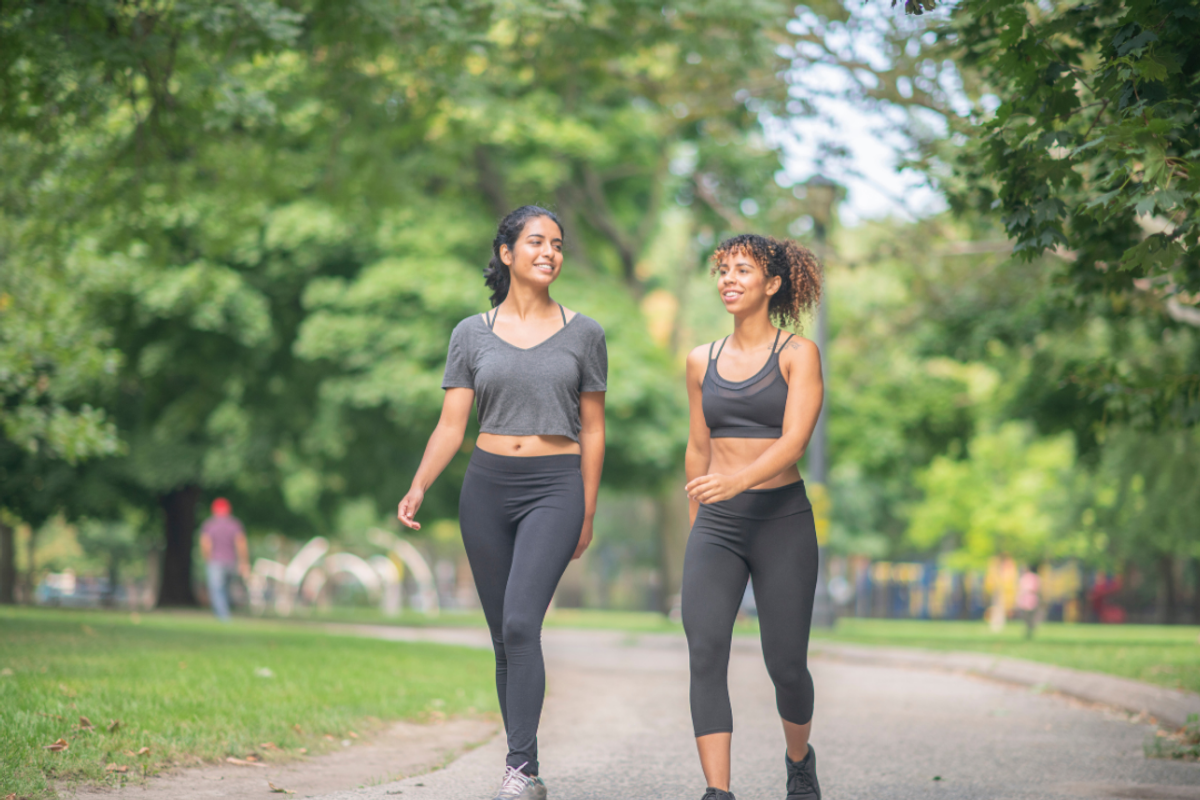 women, walking, sports, intervals, fitness