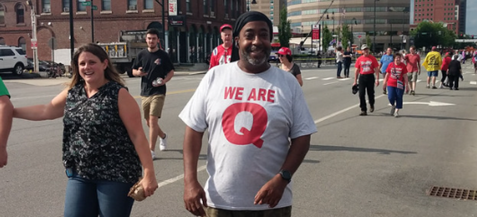 qanon, qanon rally, trump rally, conspiracy theories, maga, maga qanon,