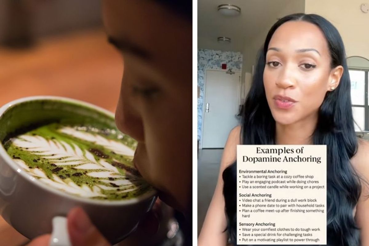 ADHD, dopamine, dopamine hacking, dopamine anchor, viral tiktok, therapists of tiktok, productivity