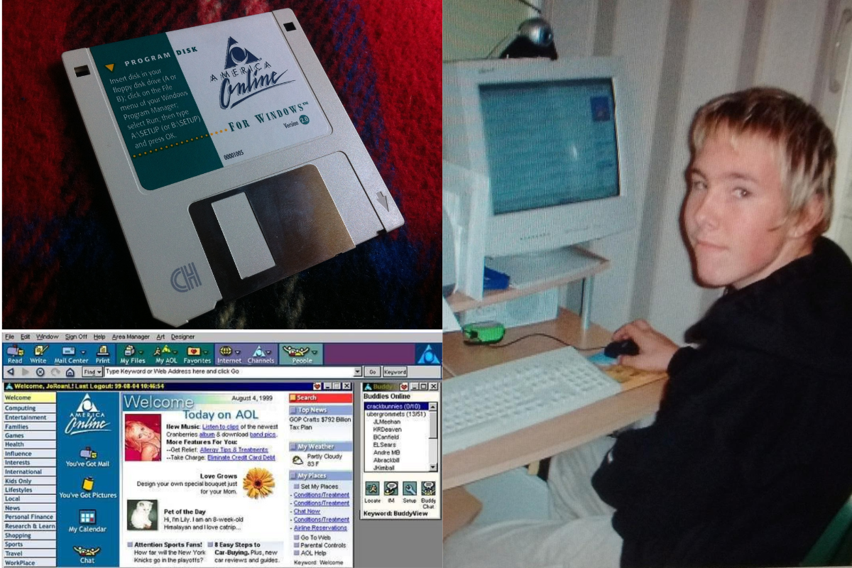 aol, aim, aol dial-up, nostalgia, internet