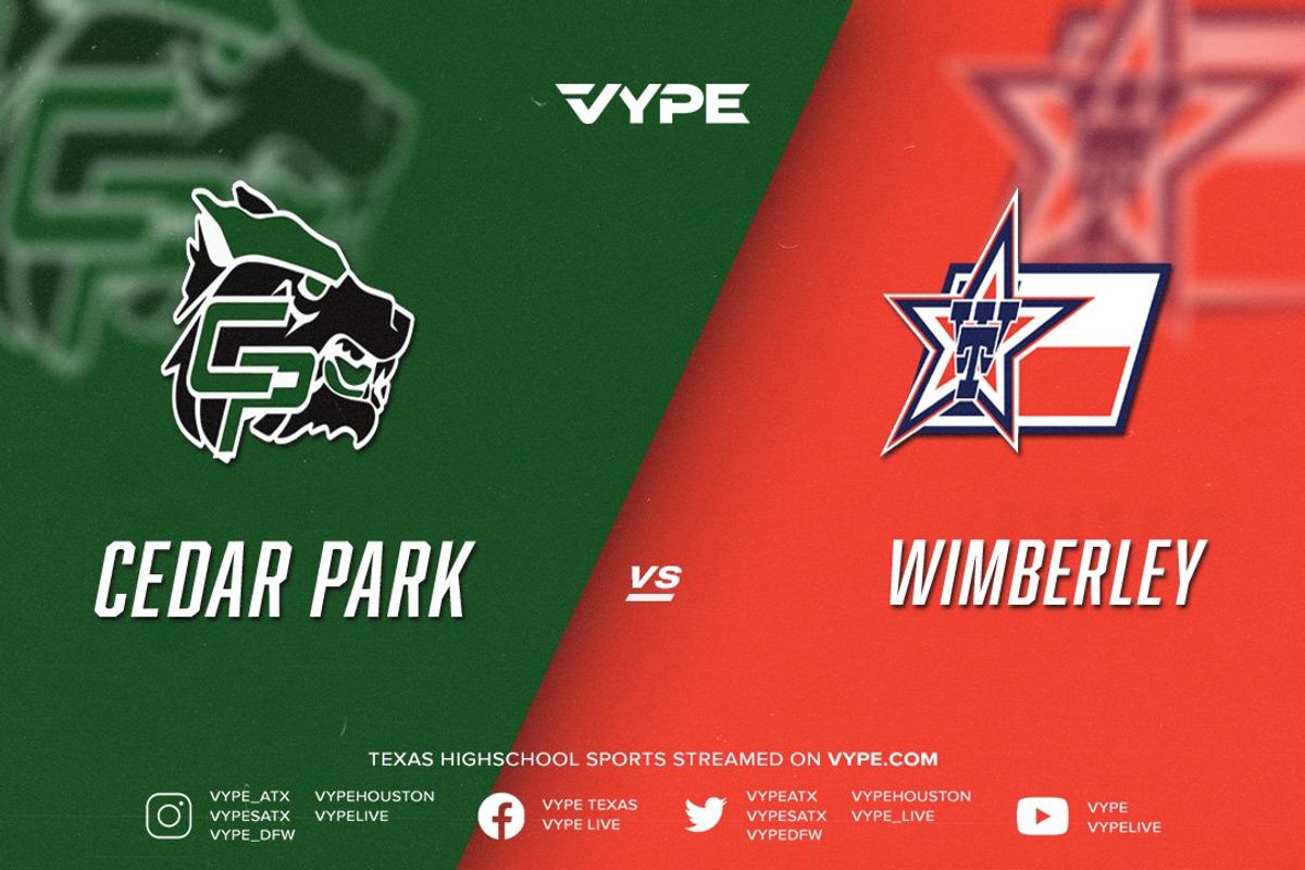 6:30PM - Volleyball: Cedar Park vs. Wimberley