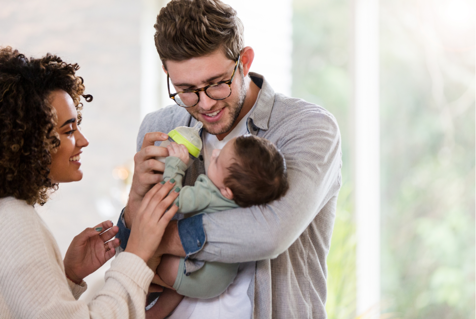 family, new parents, baby, parenting, happy family, humor