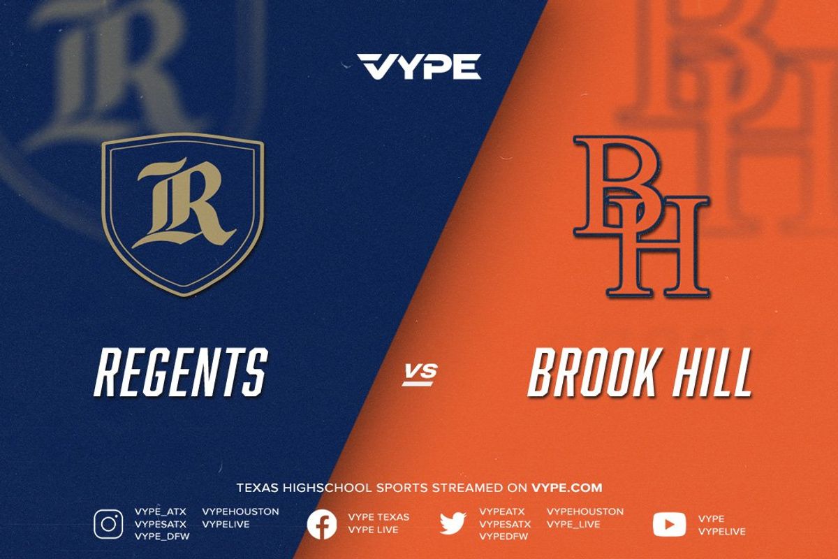 4:30PM - Volleyball | 7PM - Football: Regents vs. Brook Hill