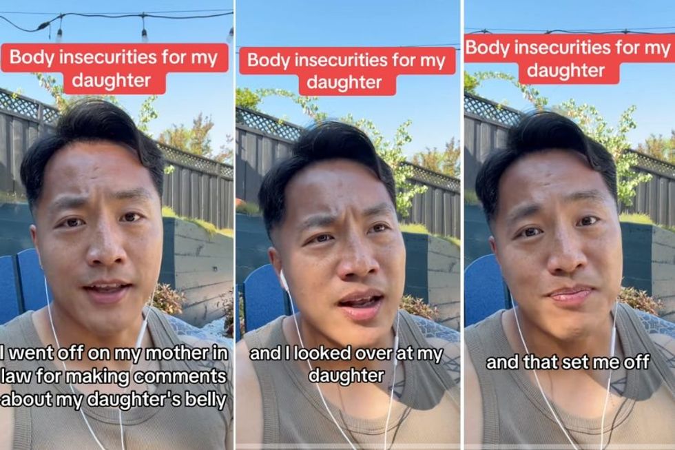 Dad praised for calling out his mother-in-law for body shaming his 11-year-old daughter