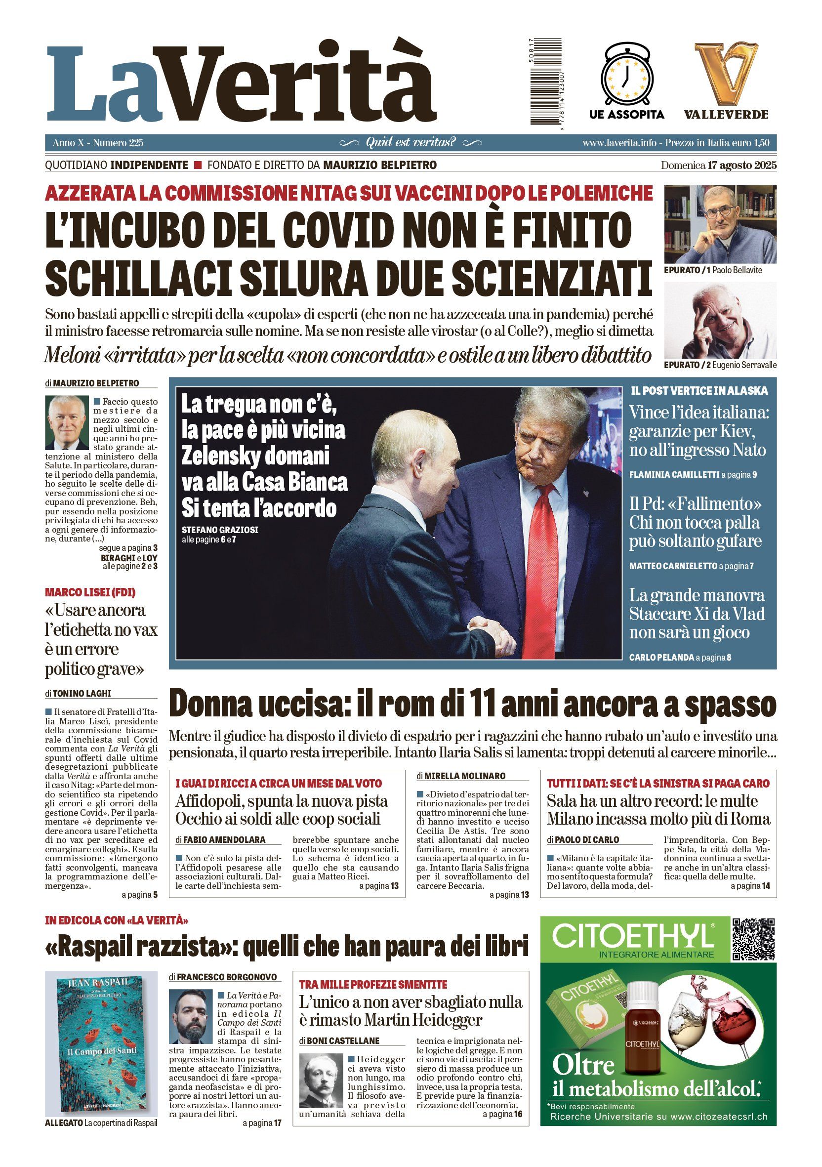 Oggi in edicola