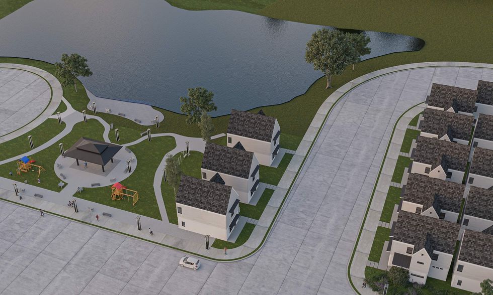 zuri gardens 3d-printed housing community