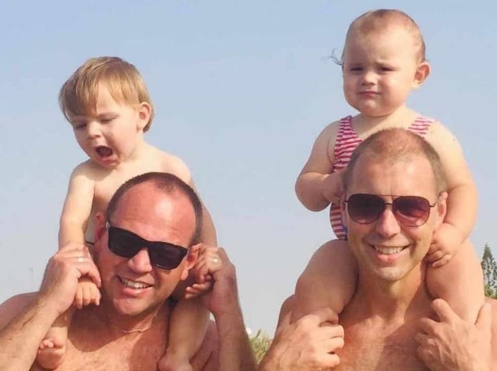 Simon Berney-Edwards, Graeme Berney-Edwards, Meg Stone, surrogate parents, same-sex parents