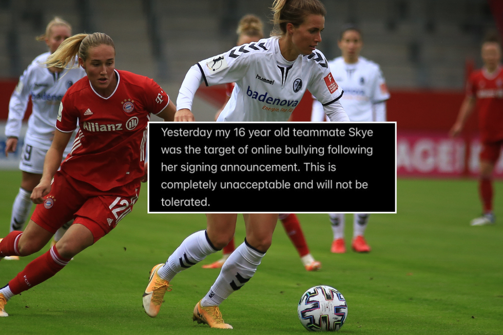 A girl signed a pro soccer contract but trolls ruined her big moment. She got the last laugh.