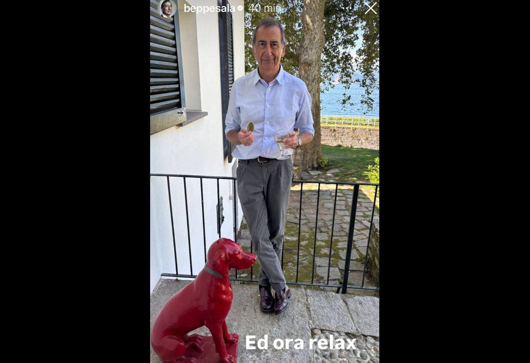 Un nuovo bubbone a palazzopoli ma Sala si gode il drink sul lago