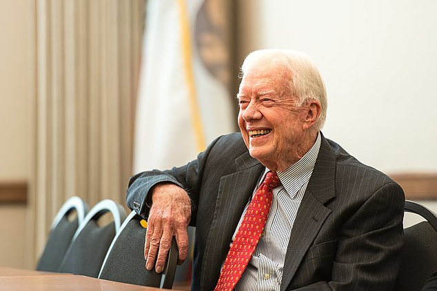 jimmy carter, jimmy carter smiling, us presidents, commonwealth club, carter on homosexuality, jimmy carter president