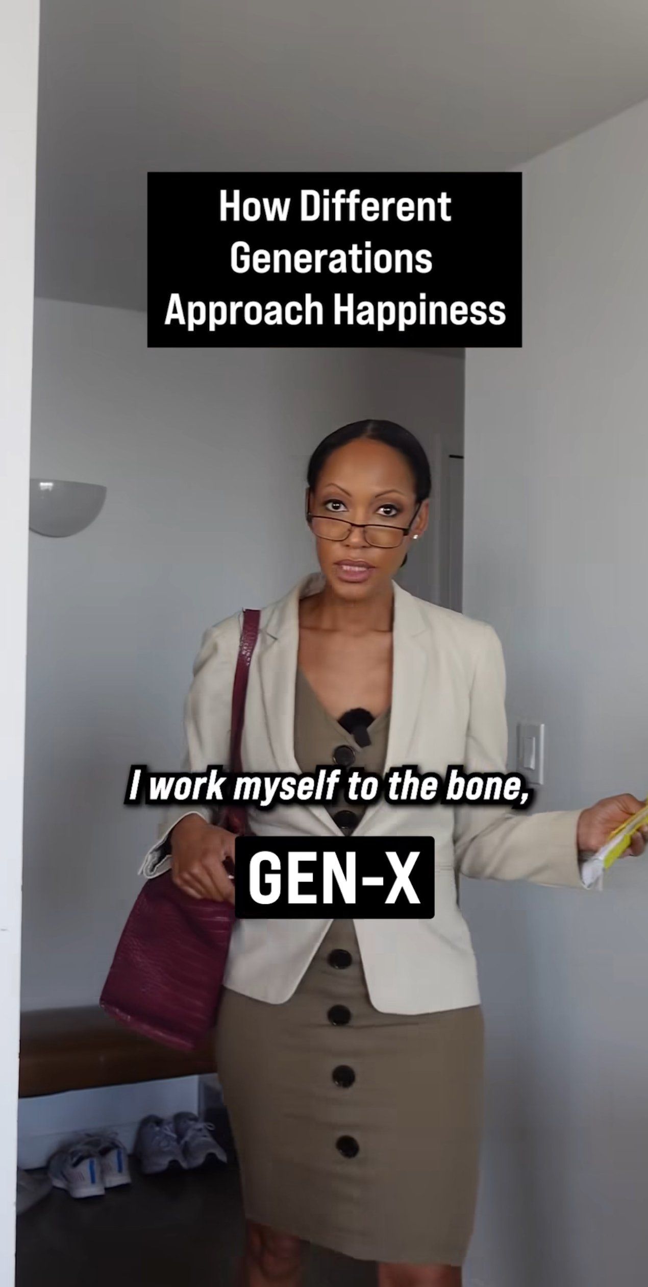 woman, generations, gen x, happiness, psychology