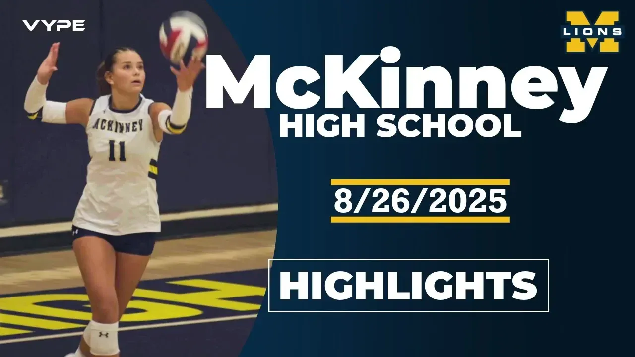 VYPE HIGHLIGHTS | McKinney Lions vs Plano Wildcats Volleyball Game