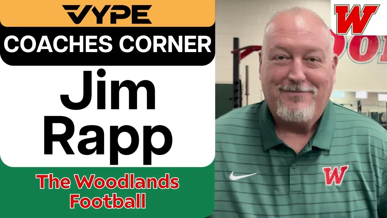 VYPE Coaches Corner | The Woodlands High School Football Coach Jim Rapp