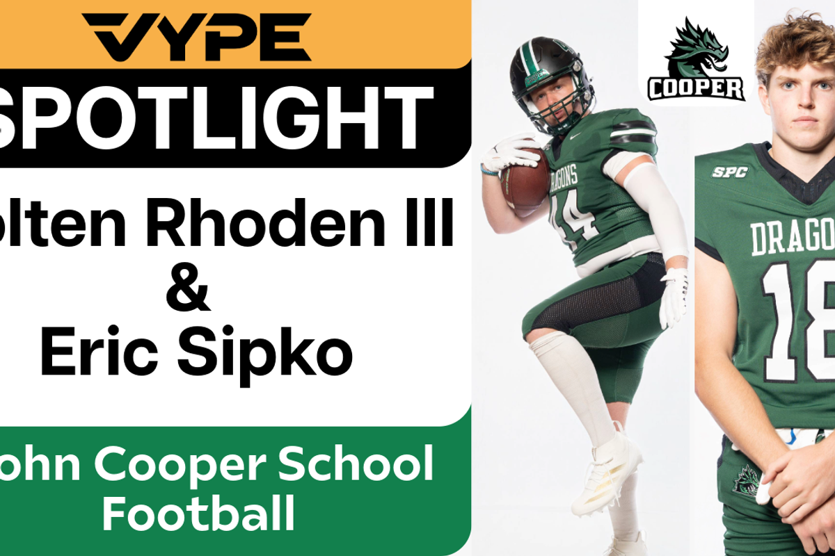 VYPE Spotlight: Colten Rhoden III & Eric Sipko of The John Cooper School Football