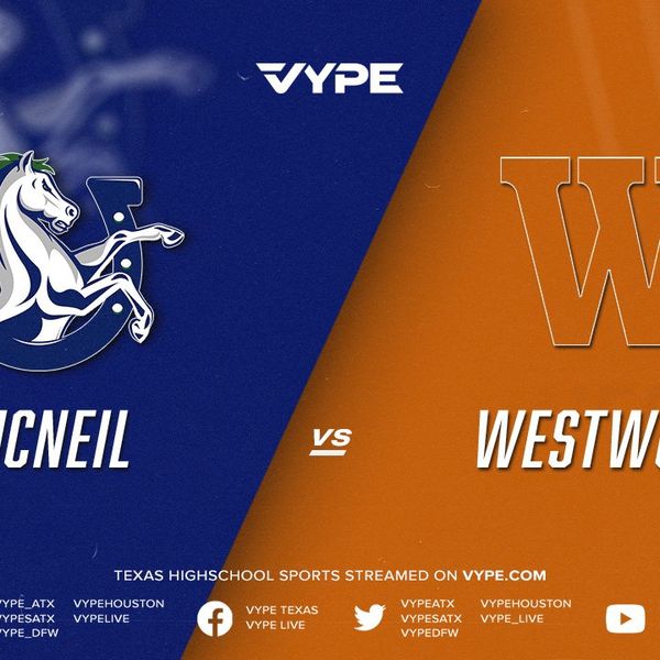 7PM - Football: McNeil vs. Westwood