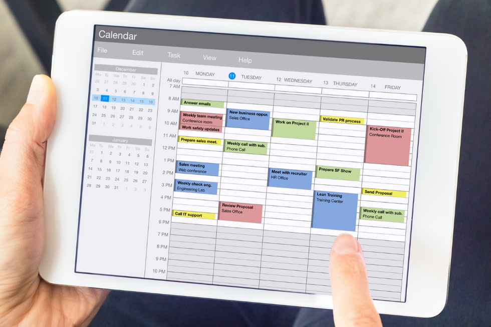 calendar, overwhelming, chronos, time, management
