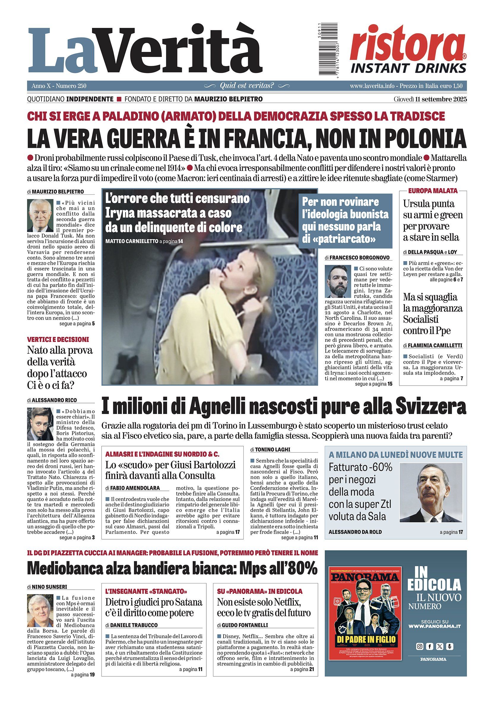 Oggi in edicola