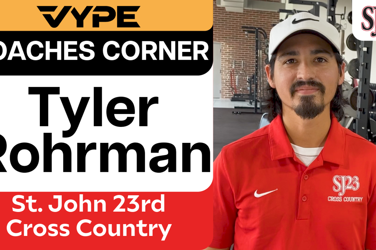 VYPE Coaches Corner: St. John XXIII Cross Country Coach Tyler Rohrman