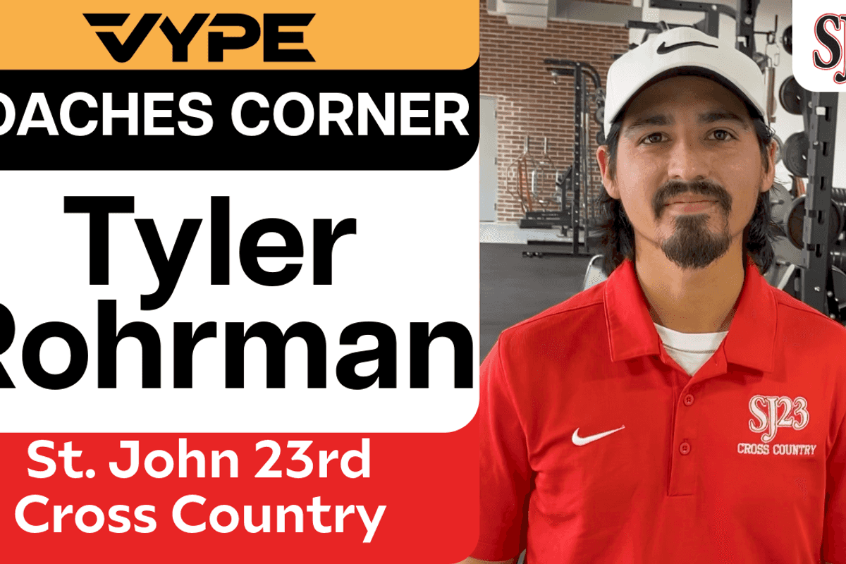 VYPE Coaches Corner: St. John XXIII Cross Country Coach Tyler Rohrman
