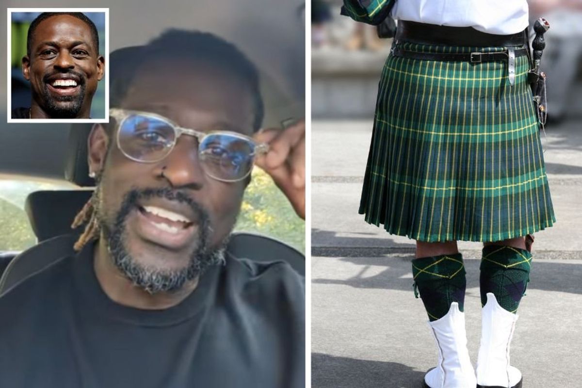 black scottish tiktok, black scottish people, sterling k brown, scottish sterling k brown, scottish accent, culture