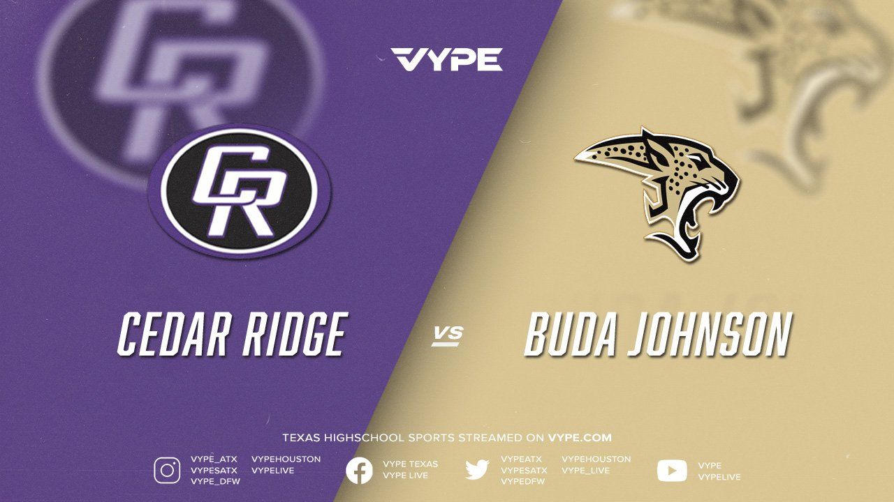 7PM - Football: Cedar Ridge vs. Buda Johnson