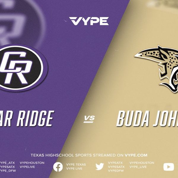 7PM - Football: Cedar Ridge vs. Buda Johnson