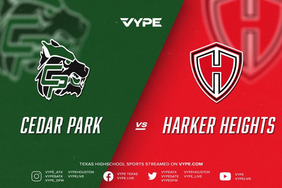 7PM - Football: Cedar Park vs. Harker Heights