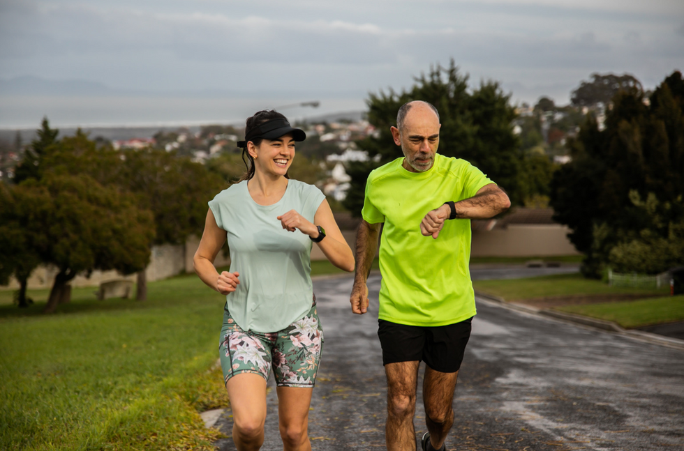running, runners, dad, daughter, father and daughter, parents, good dads
