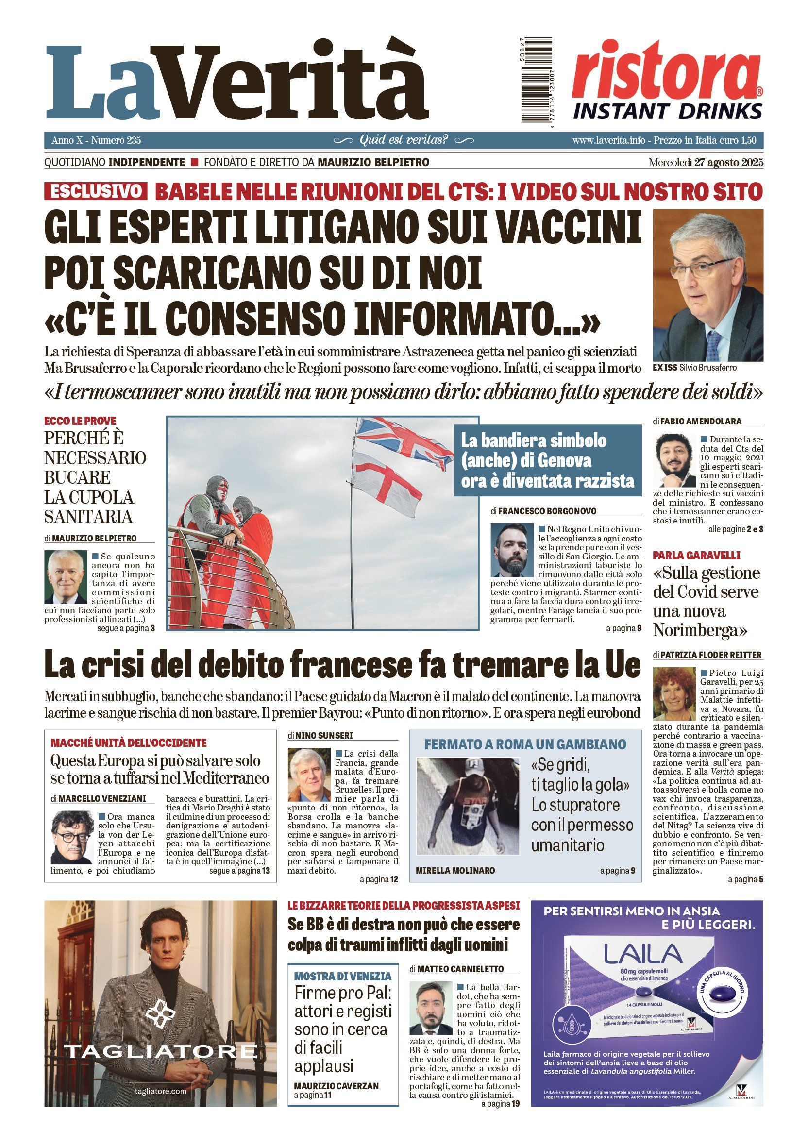 Oggi in edicola